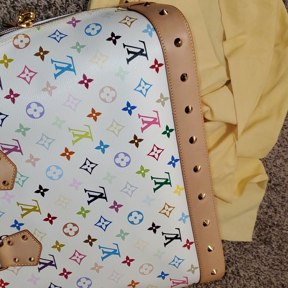 Louis vuitton multicolor white monogram alma - Picture 13 of 15